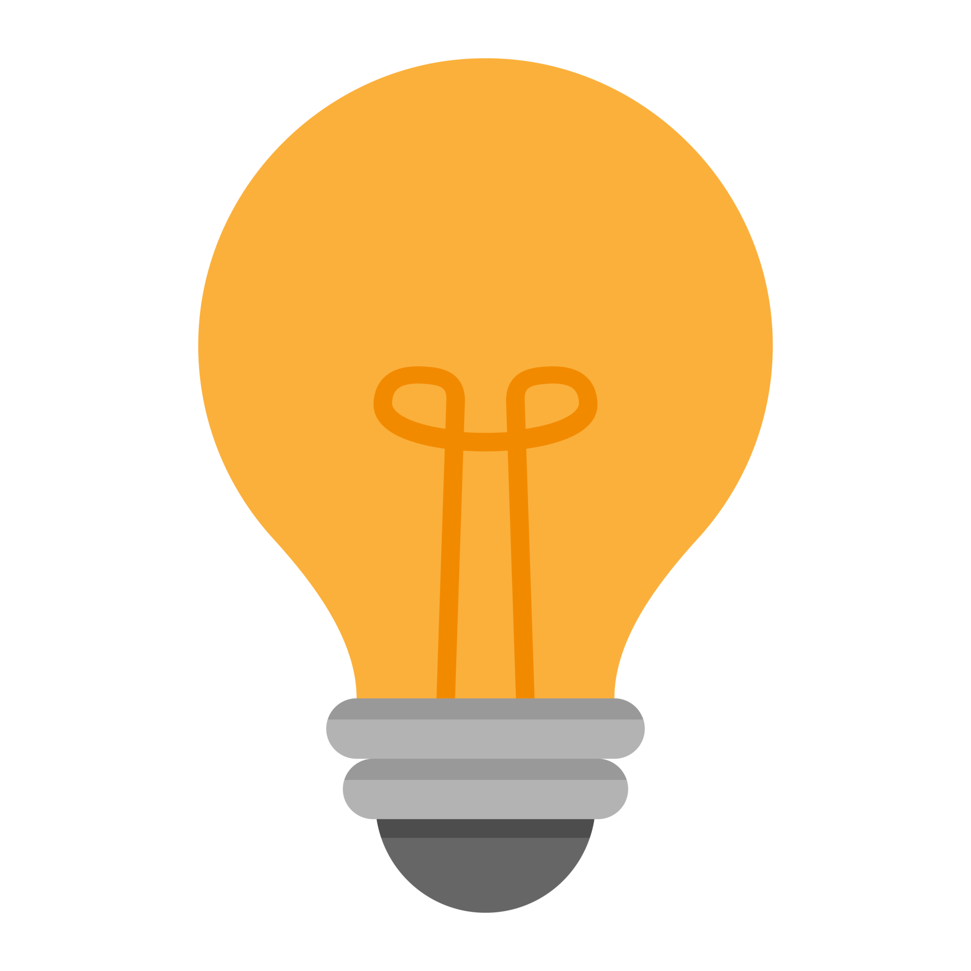 Light bulb icon transparent background 18874648 PNG
