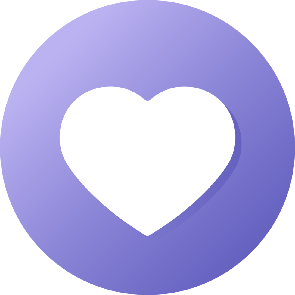 set of heart icon decoration png