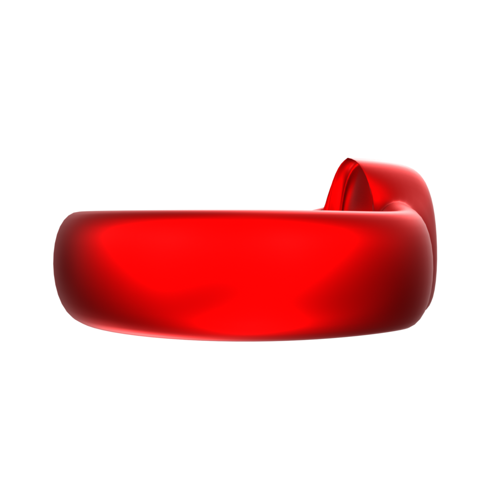 3D Rendering Of Ring Object png