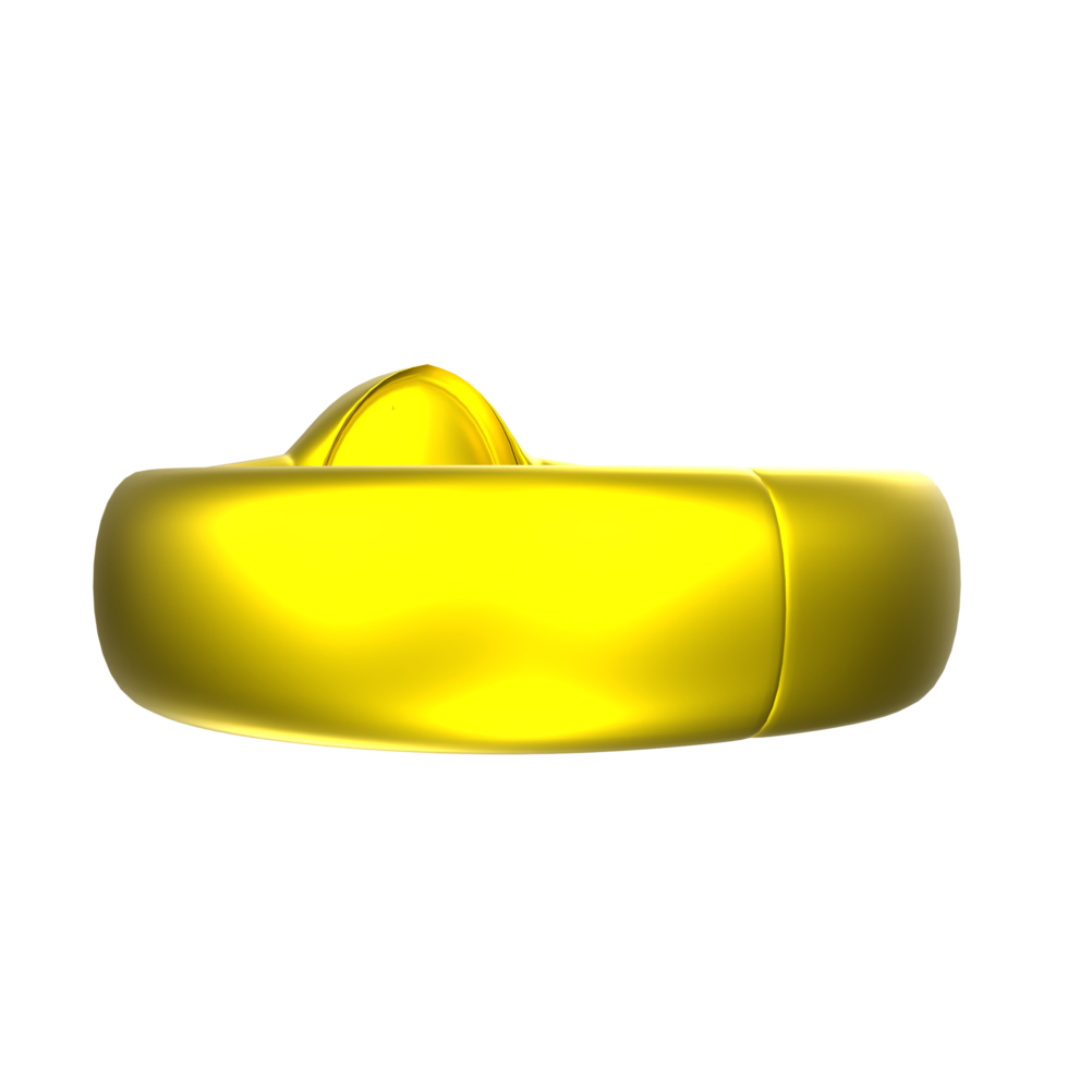 3D Rendering Of Ring Object png