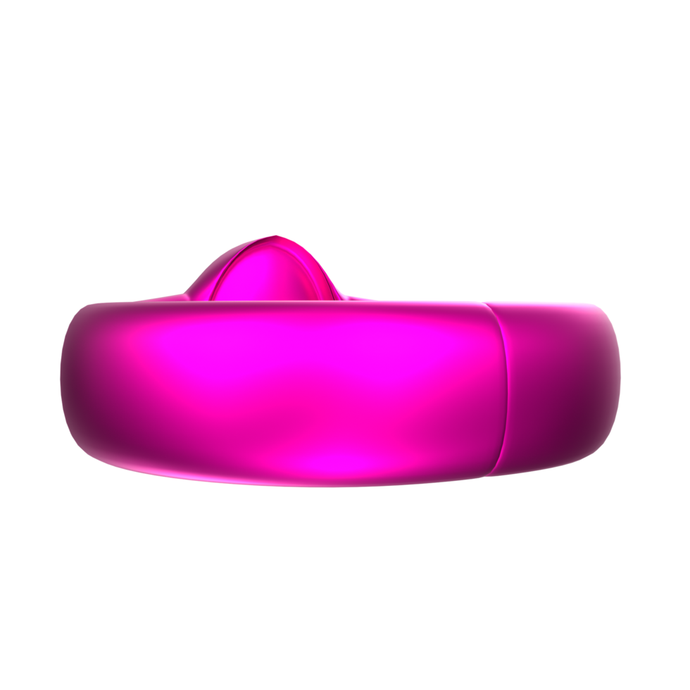3D Rendering Of Ring Object png
