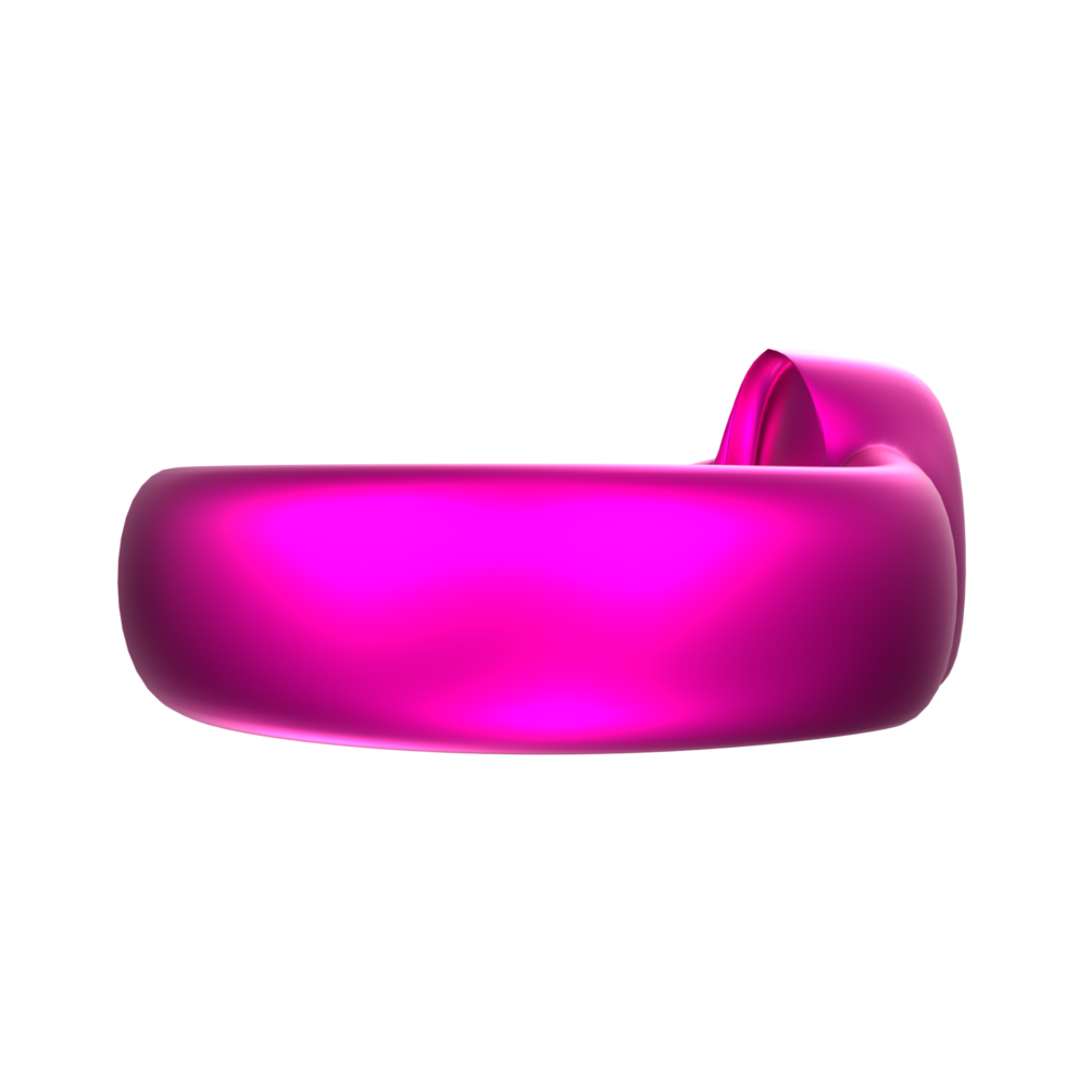 3D Rendering Of Ring Object png