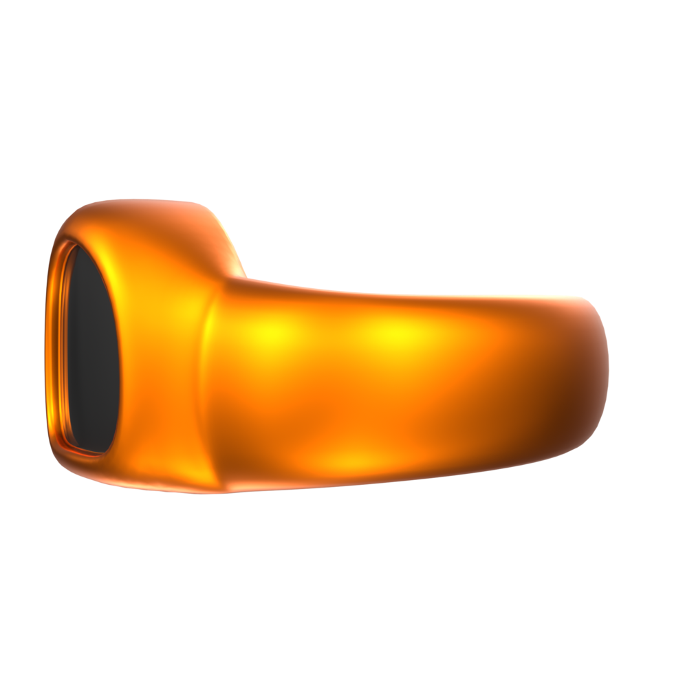 3D Rendering Of Ring Object png