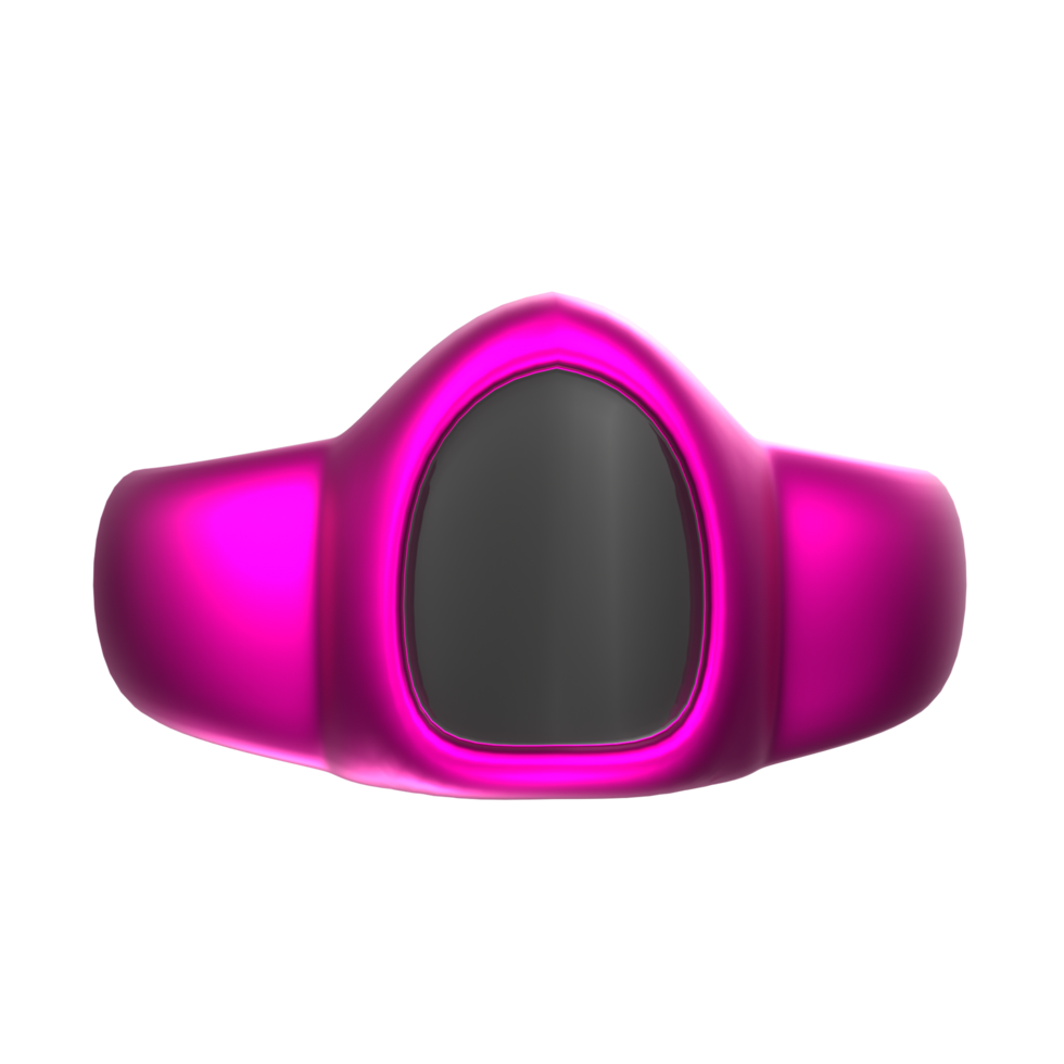 3D Rendering Of Ring Object png