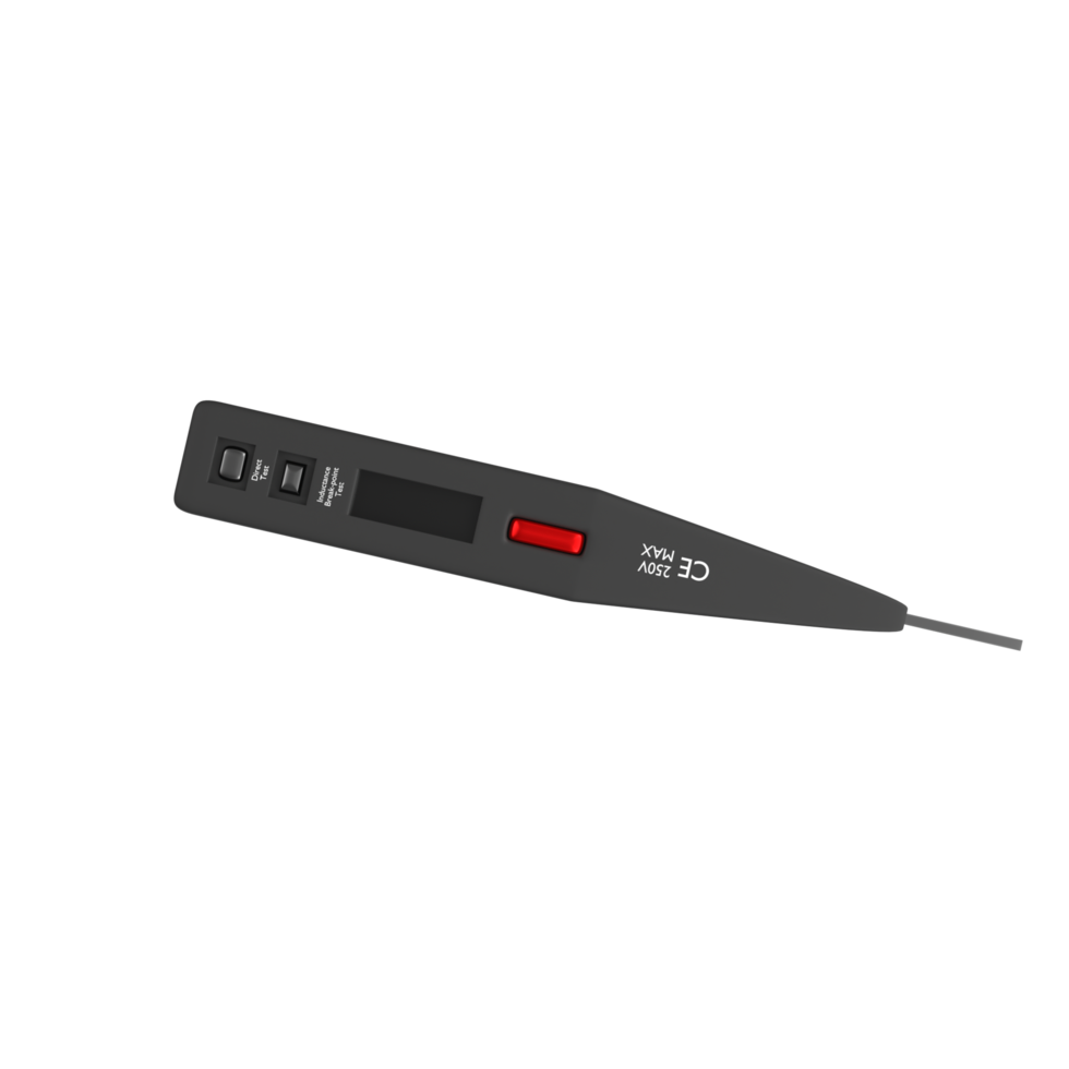 Electric meter isolated on transparent png