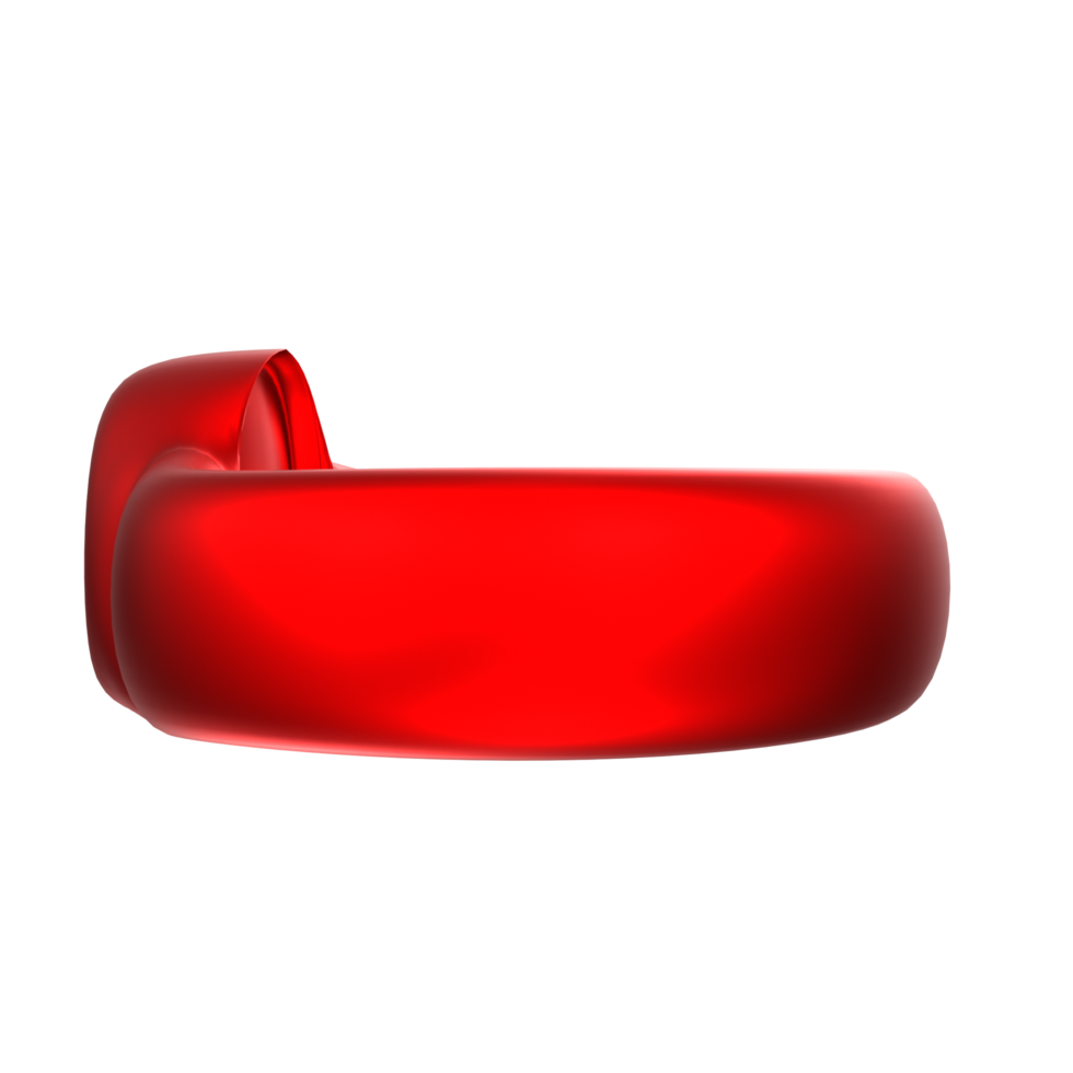 3D Rendering Of Ring Object png