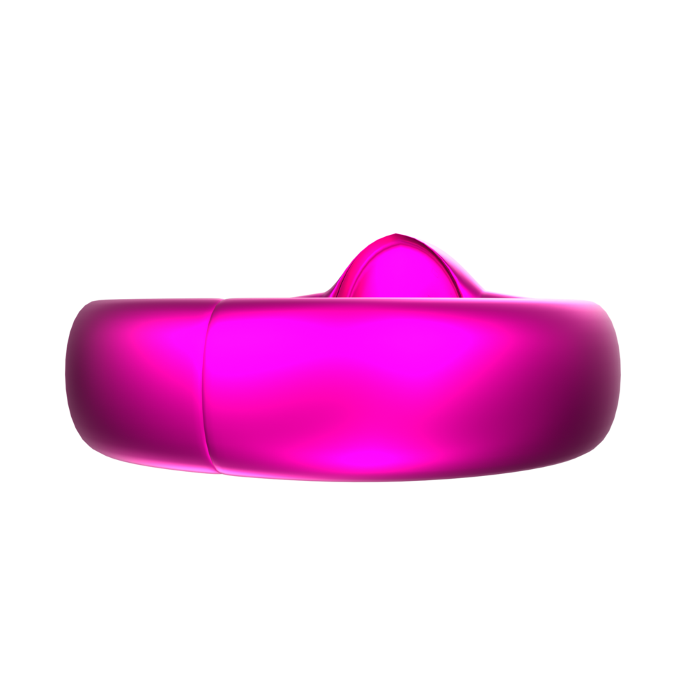 3D Rendering Of Ring Object png