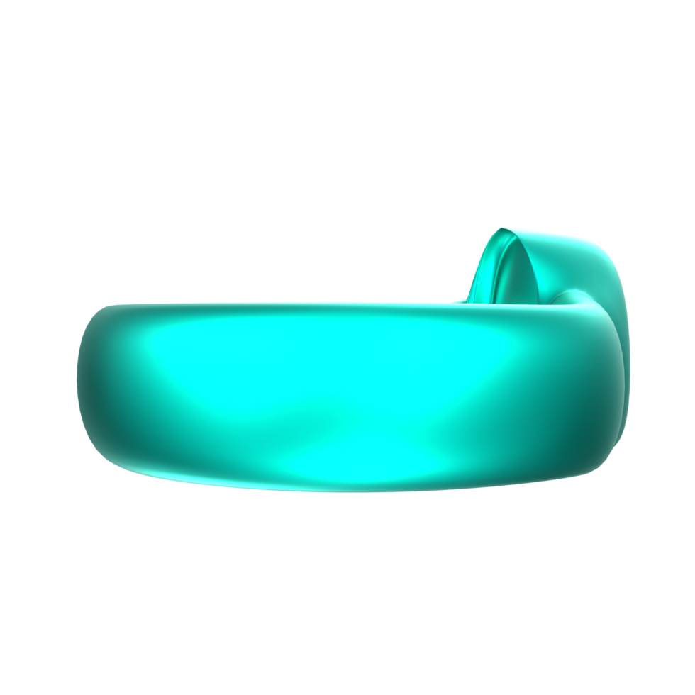 3D Rendering Of Ring Object png