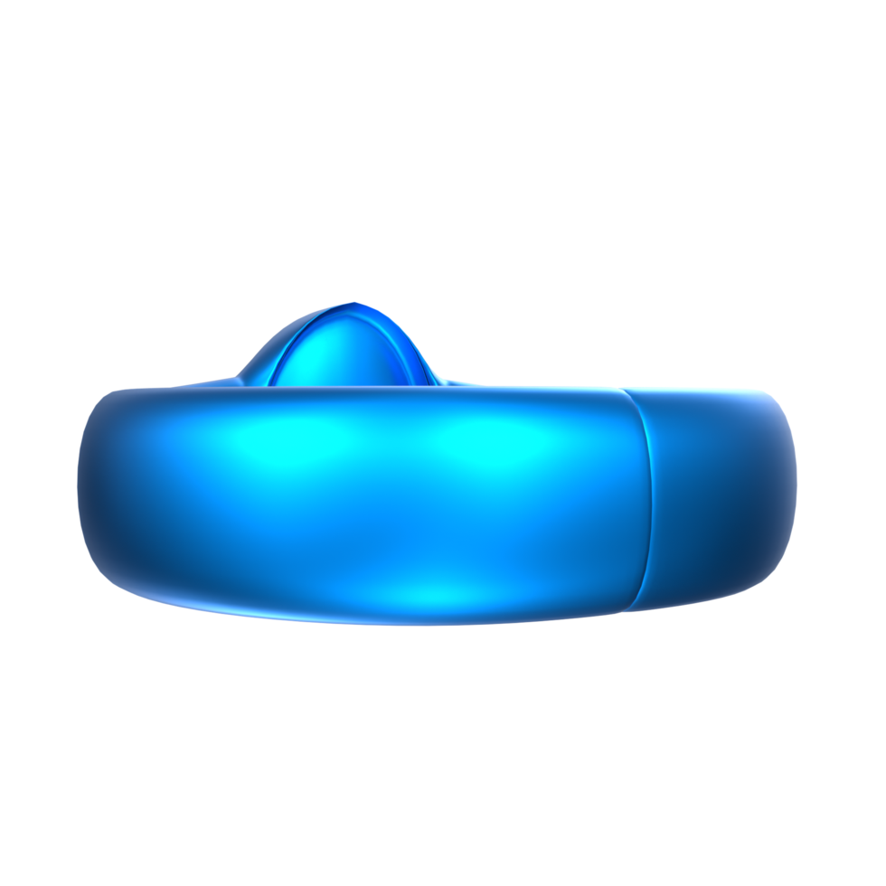 3D Rendering Of Ring Object png