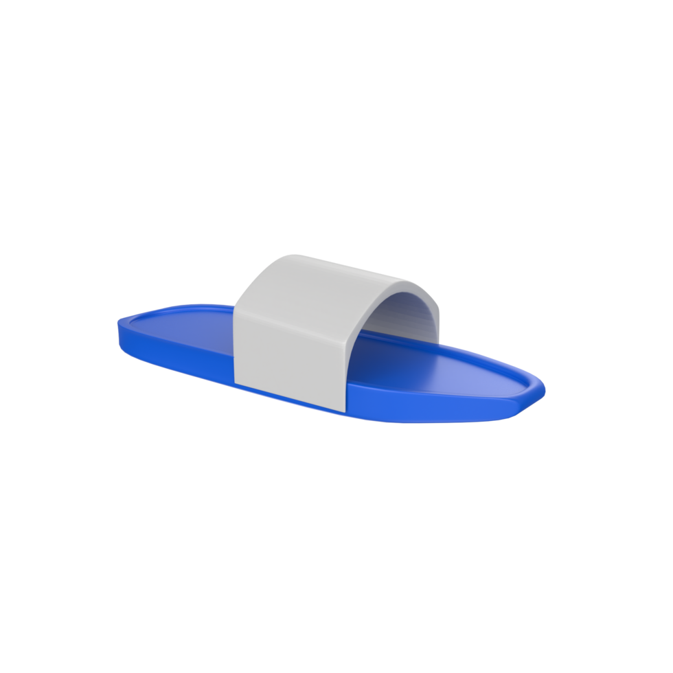 chinelo isolado em fundo transparente png