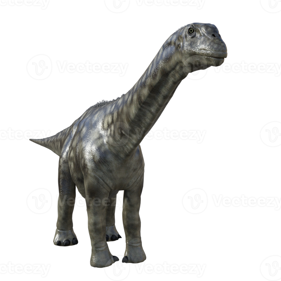 Argentinosaurus dinosaur isolated 3d render png