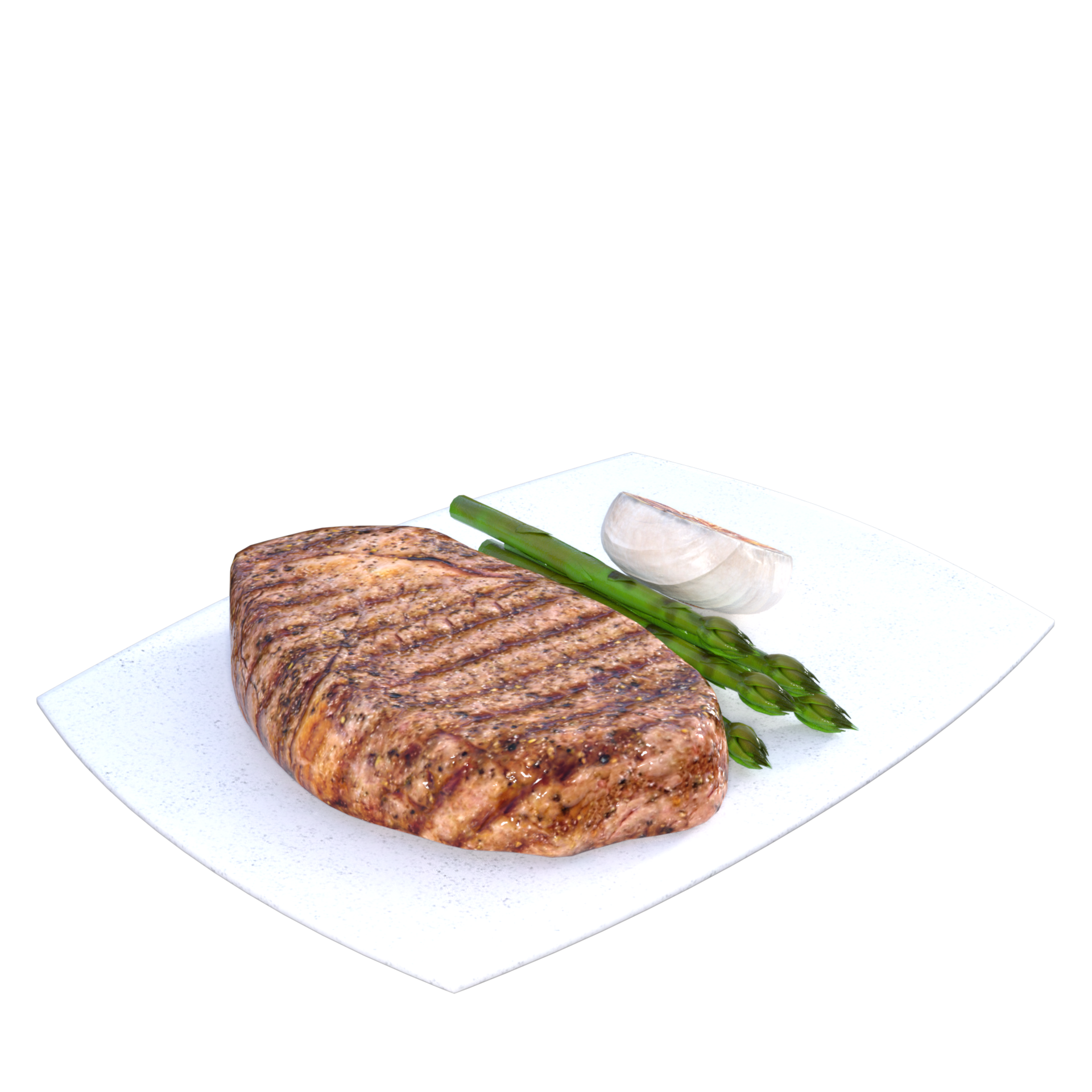 Carne ocidental comida ui ícone jogo prop design gourmet bife estilo 3d c4d  elemento de renderização de desenho animado