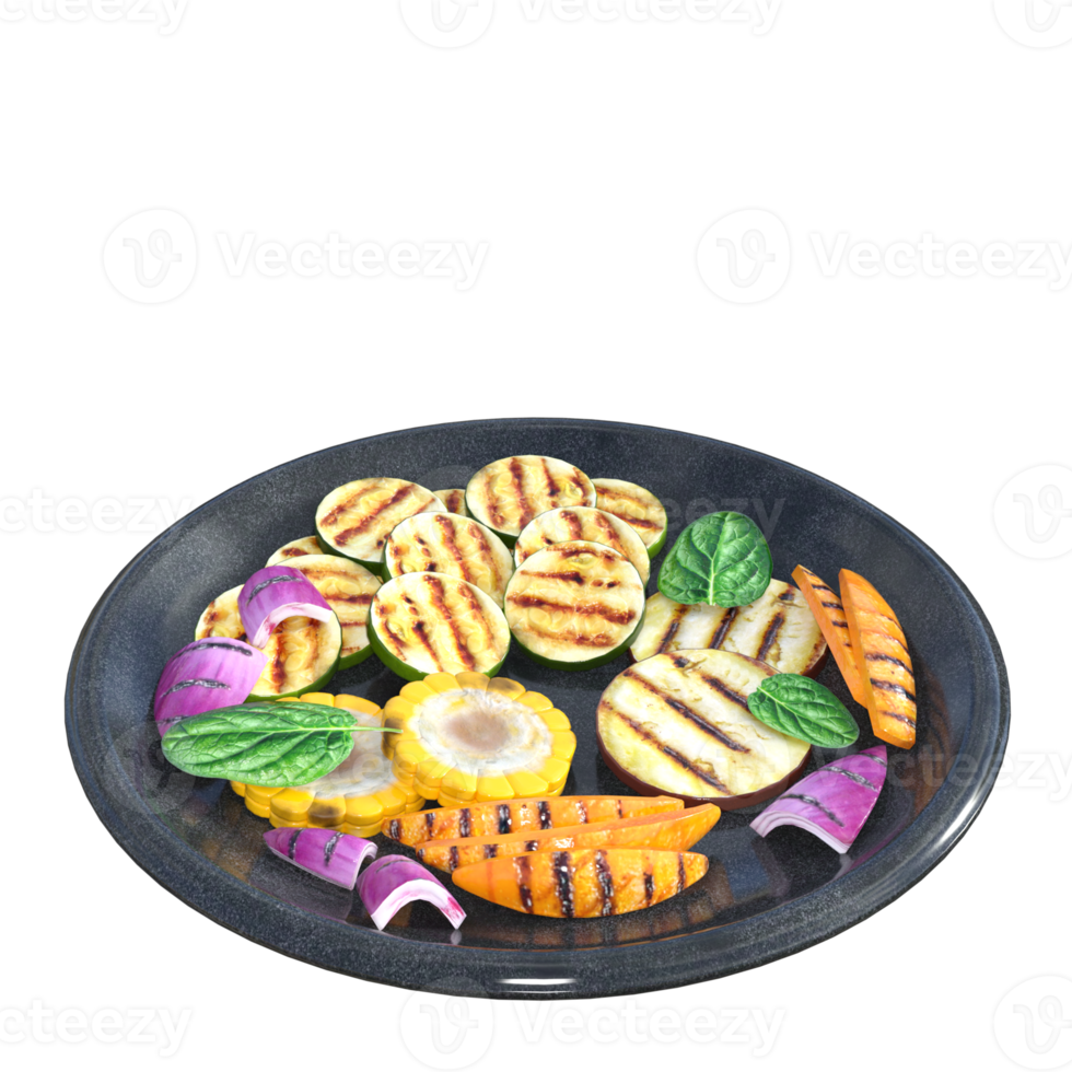 delicious tuna food isolated 3d render png