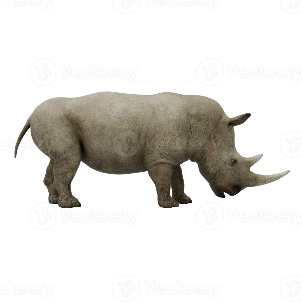 3D-Nashorn isoliert png