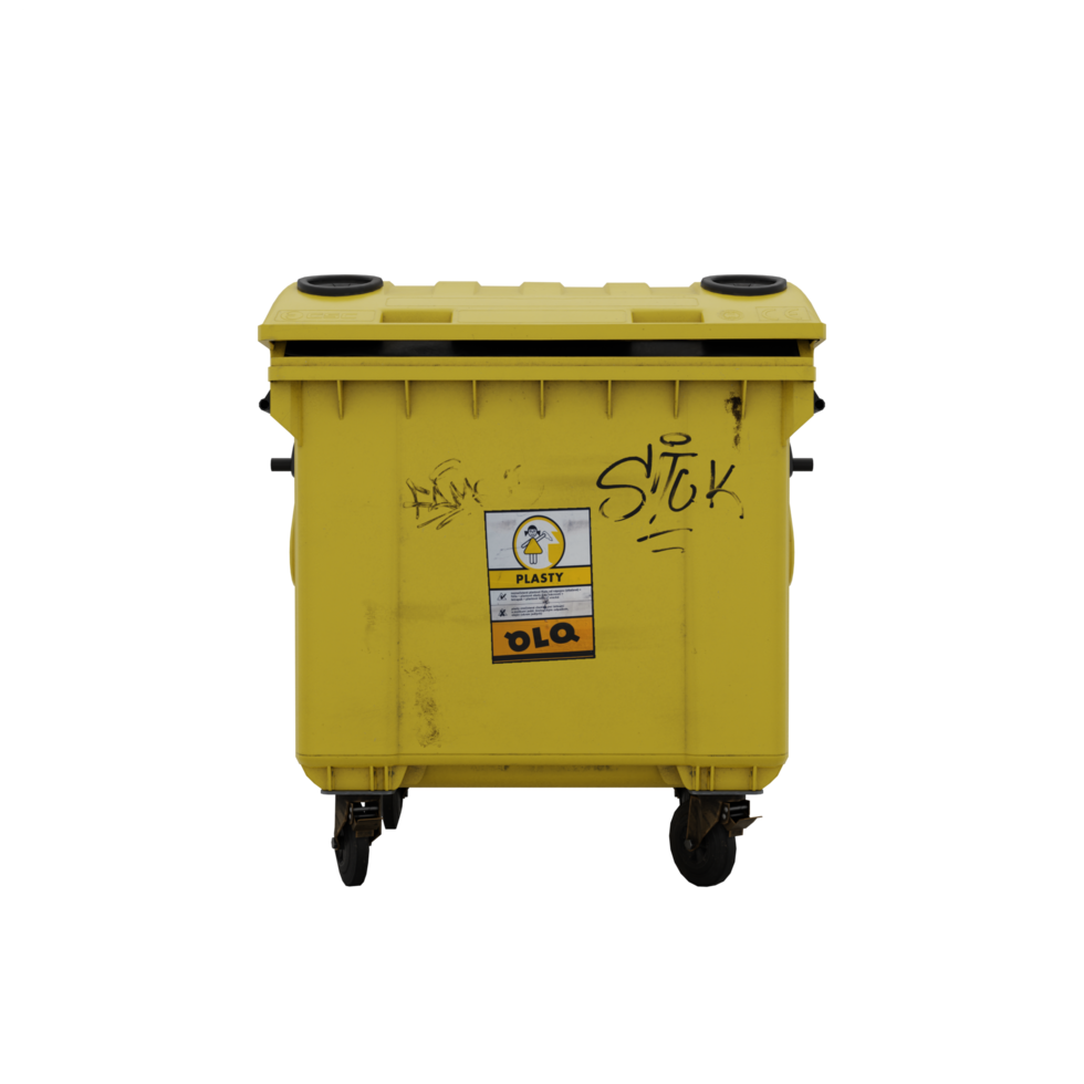 3d plastic container png