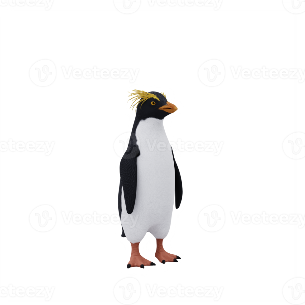 eretto crestato pinguino isolato png