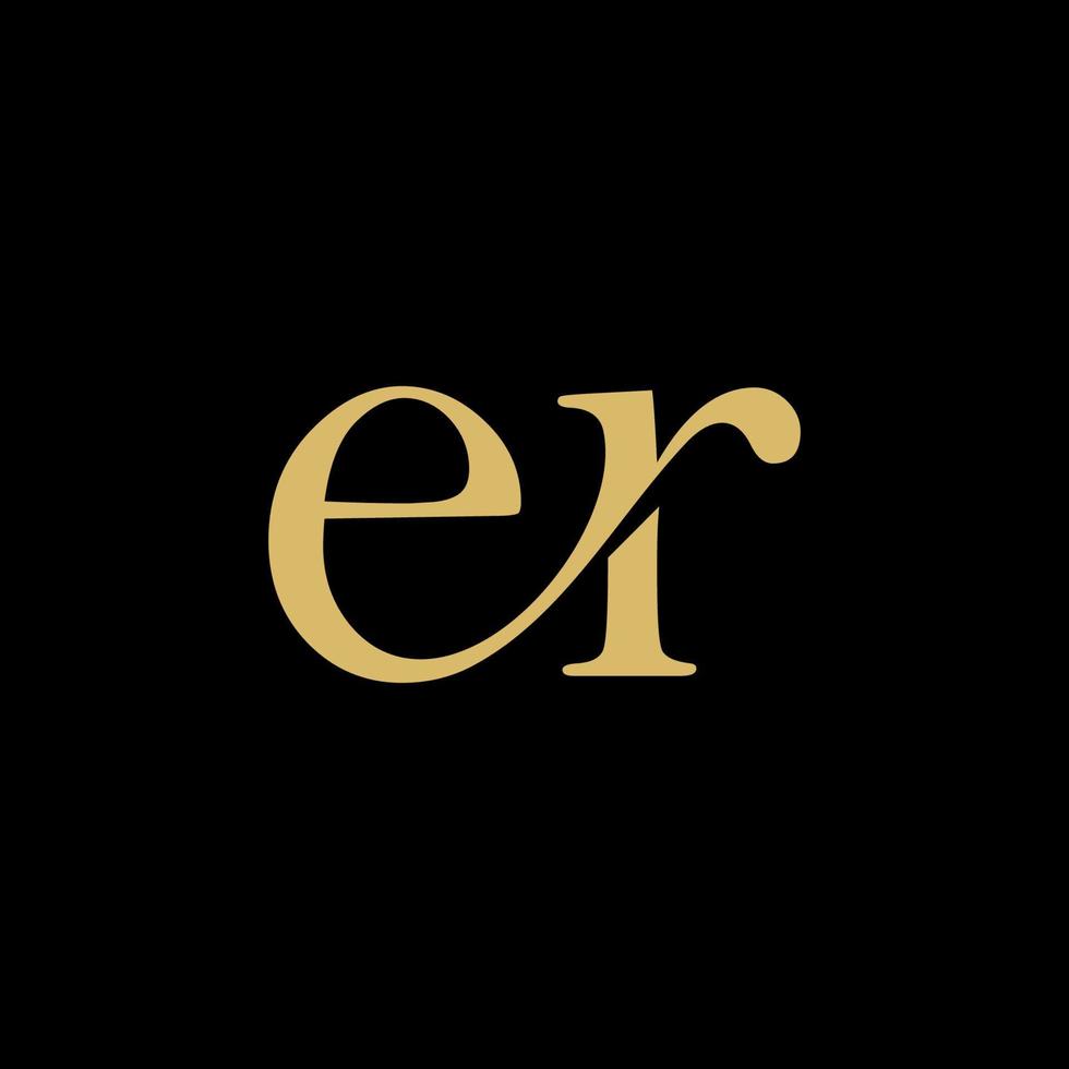 er logo design vector icon symbol