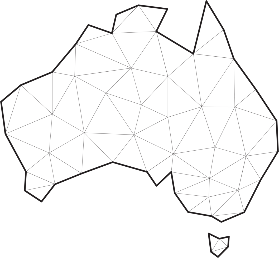 polygonal australia map. png