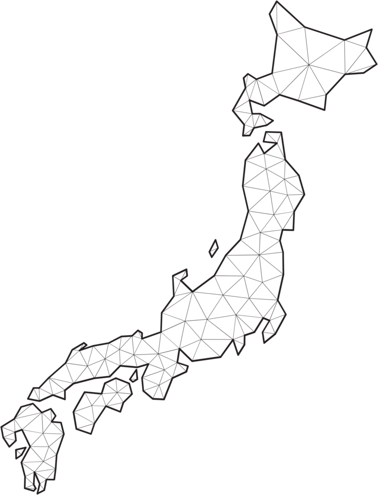 polygonal japan Karta. png