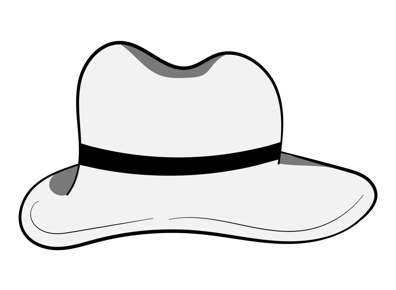 White Cowgirl hat png
