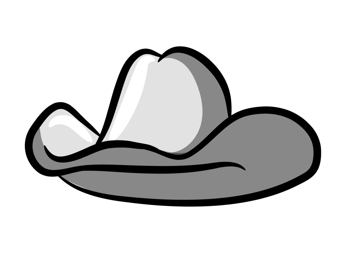 sombrero de vaquero blanco png
