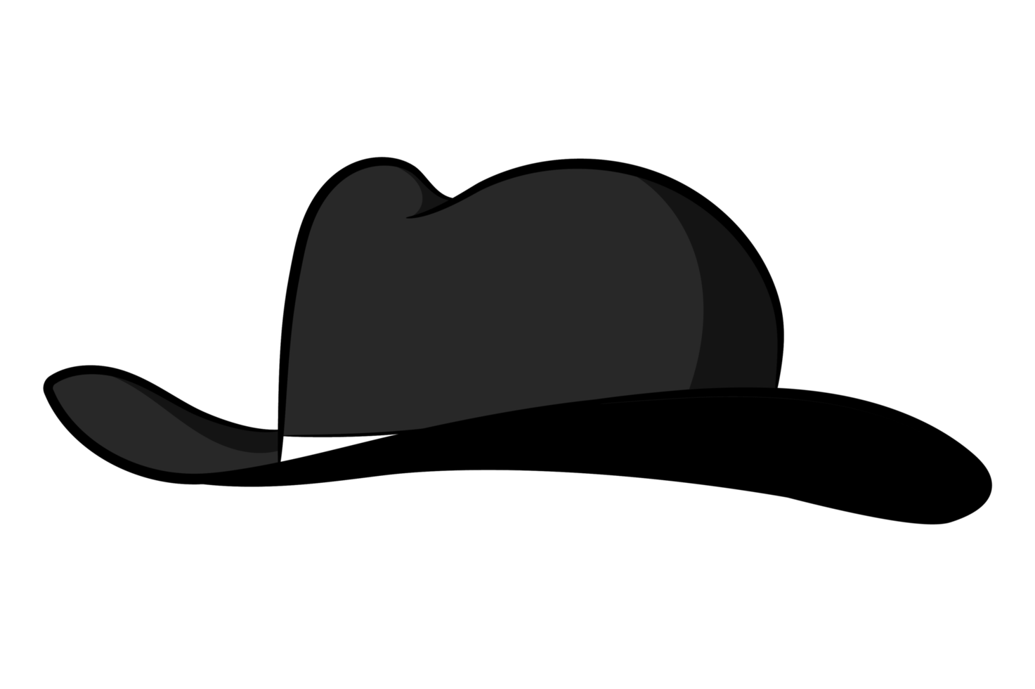 Black Cowboy hat png