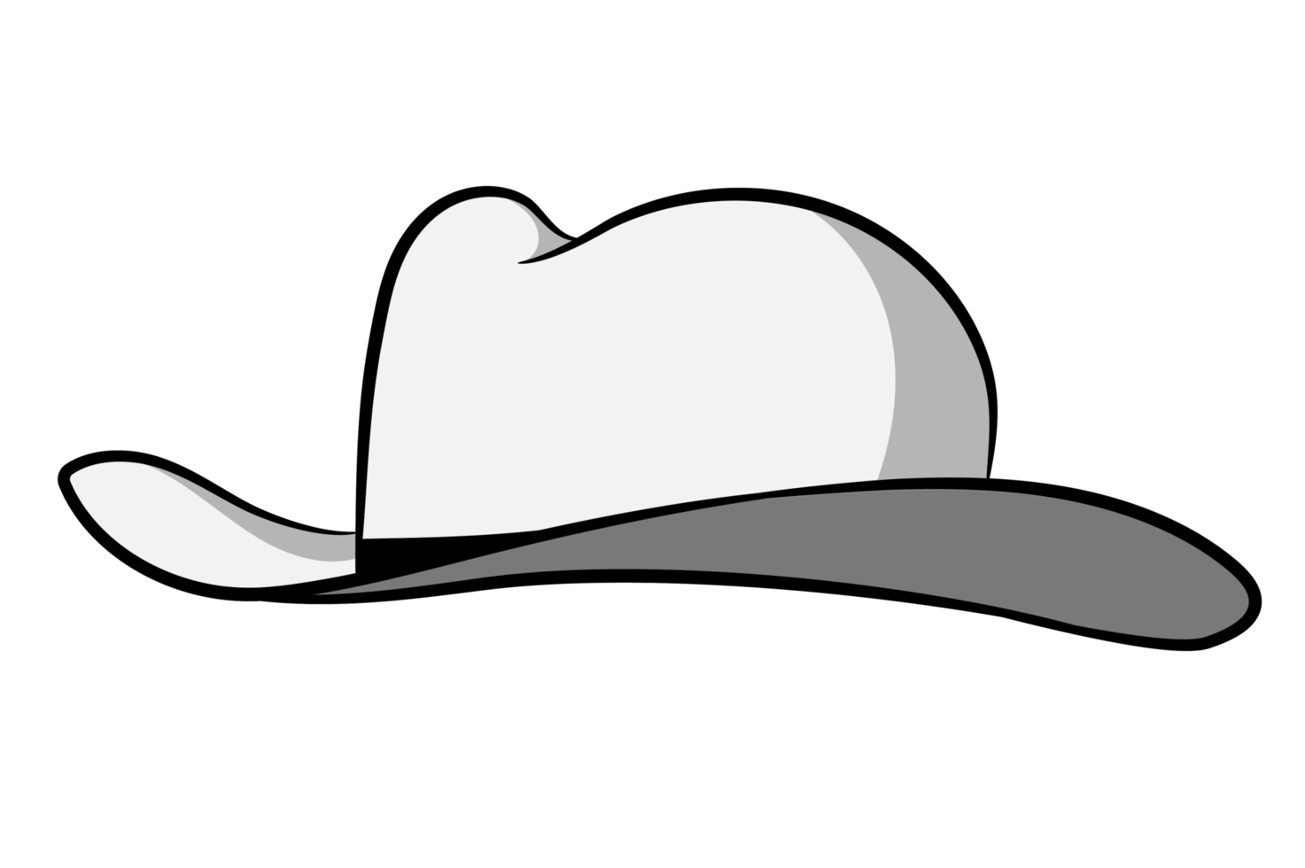 chapéu de cowboy branco png