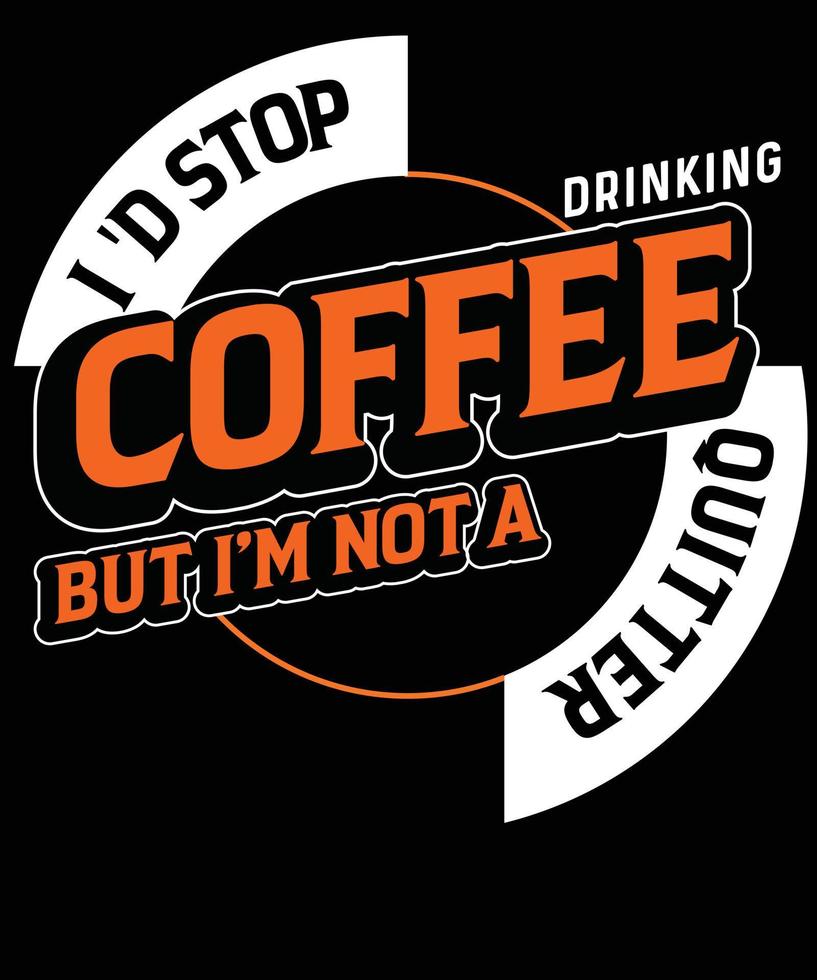 café camiseta diseño vector eps