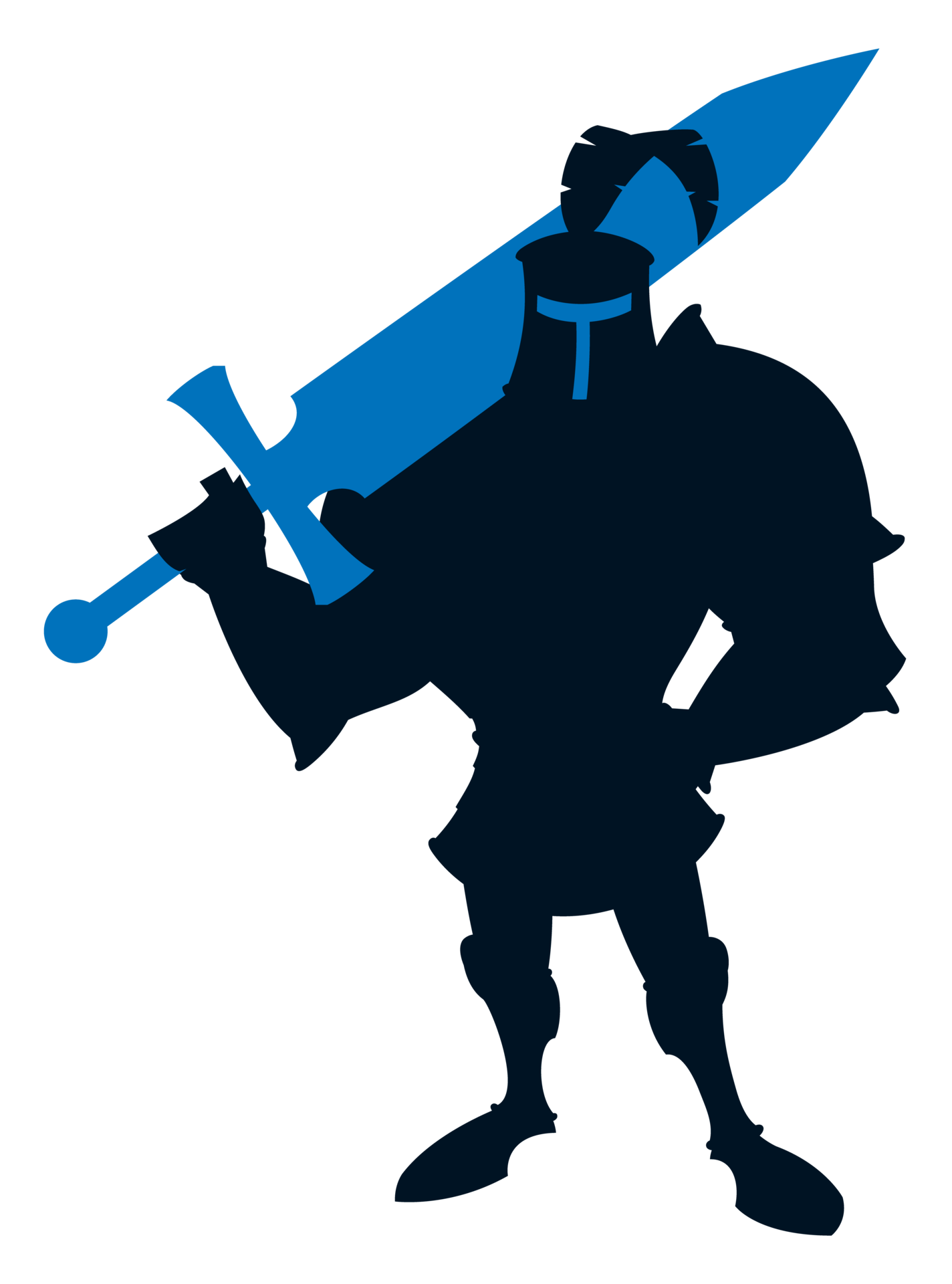 knight silhouette png