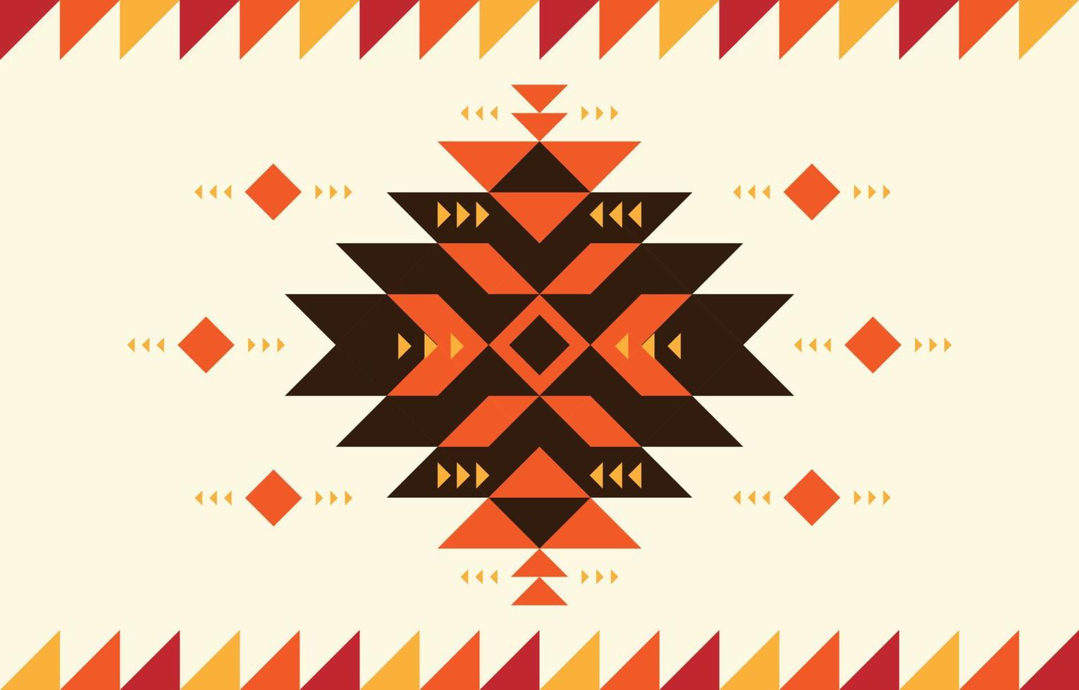 concepto de patrón étnico geométrico. patrón de geometría diseño de estilo geométrico, tela, boho, alfombra, ikat, tribal, batik, vector, ilustración, estilo patrón vector