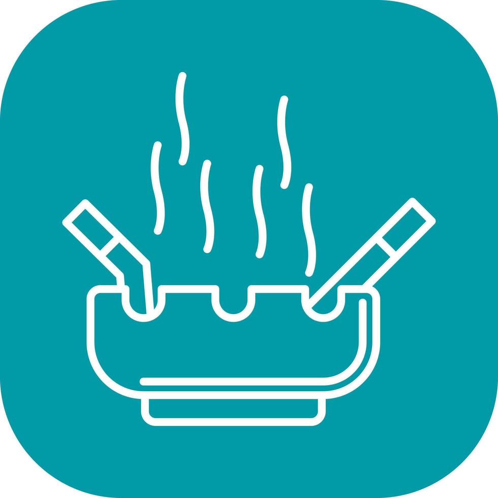 Ashtray Vector Icon