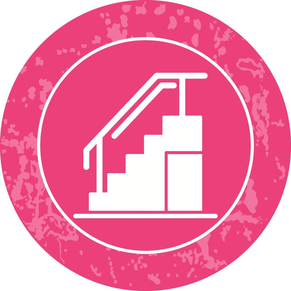 icono de vector de escaleras