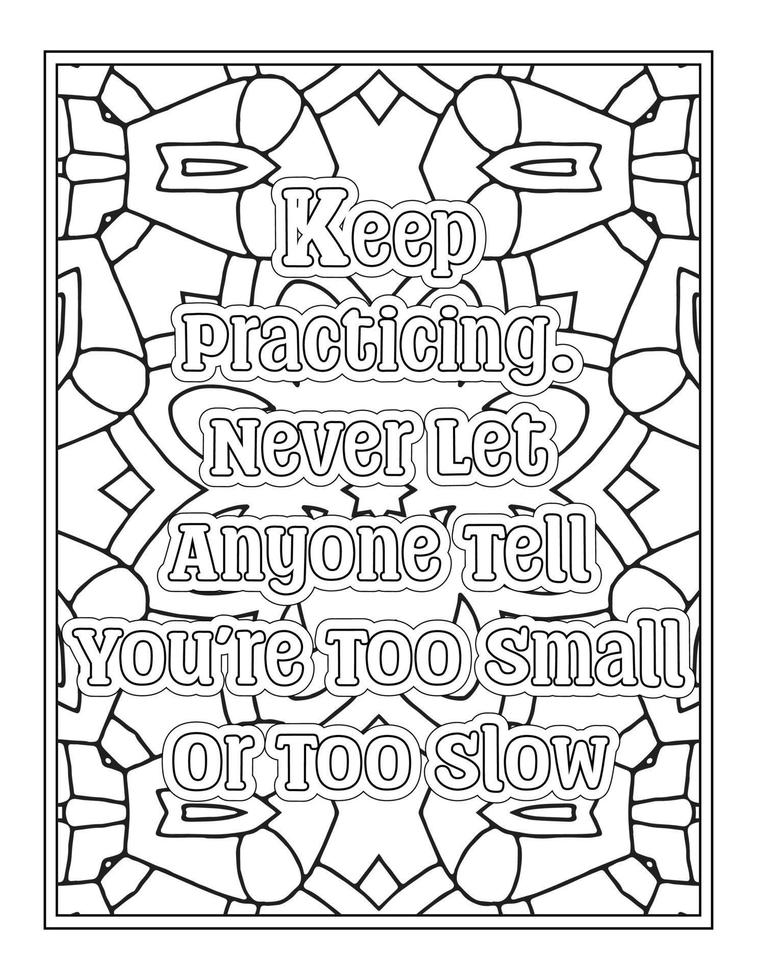 Basketball Quotes coloring book vector