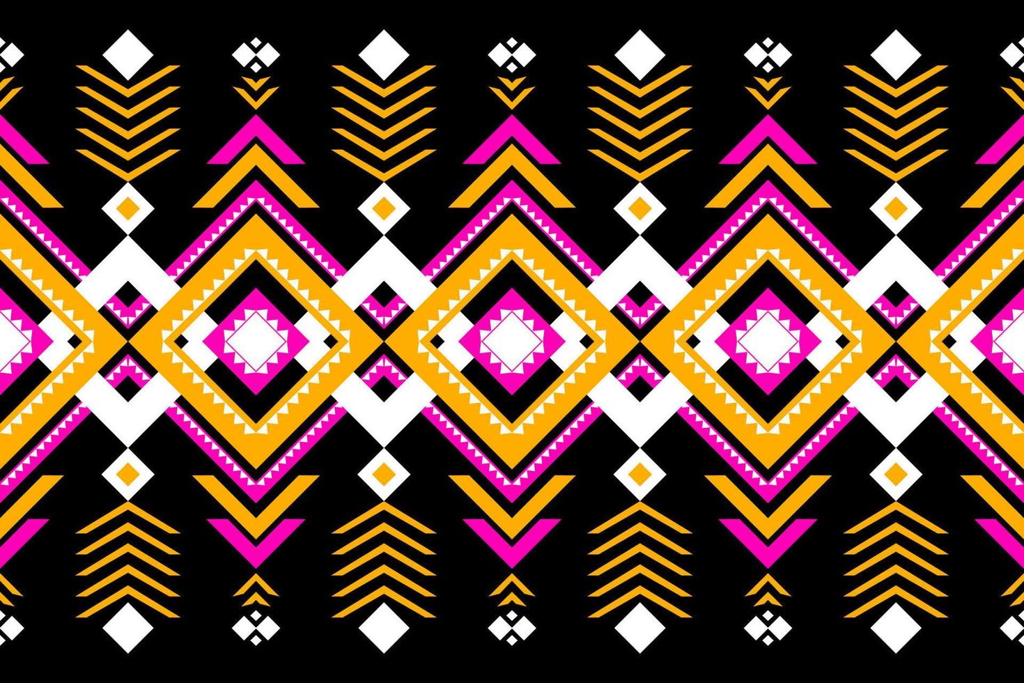 Geometric Fusion An Ethnic Pattern with a Modern Twist vector