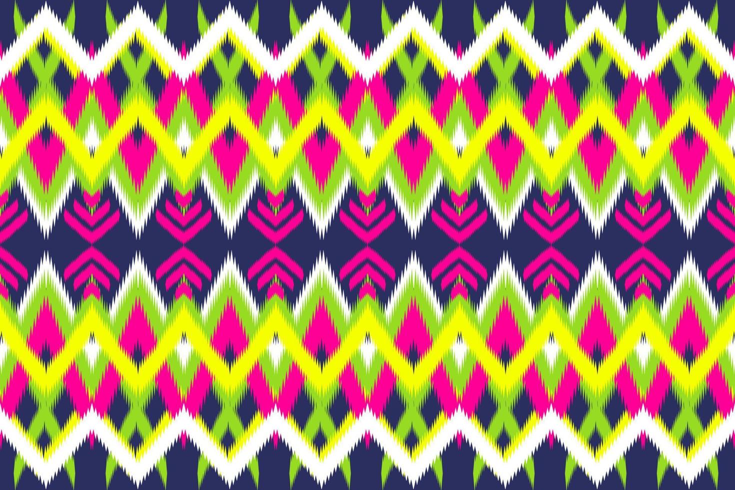 Geometric Fusion An Ethnic Pattern with a Modern Twist vector