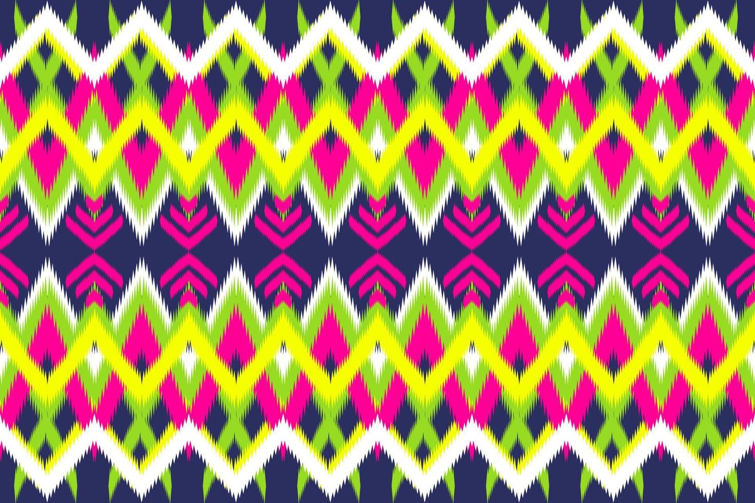 Geometric Fusion An Ethnic Pattern with a Modern Twist vector