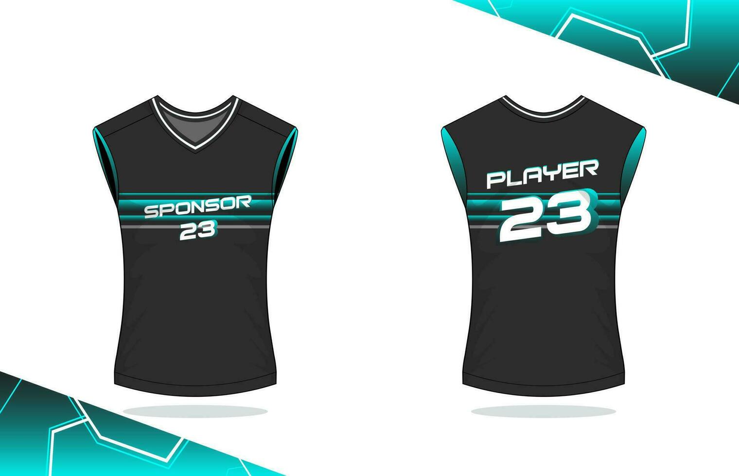 Basketball tank-top jersey design vector