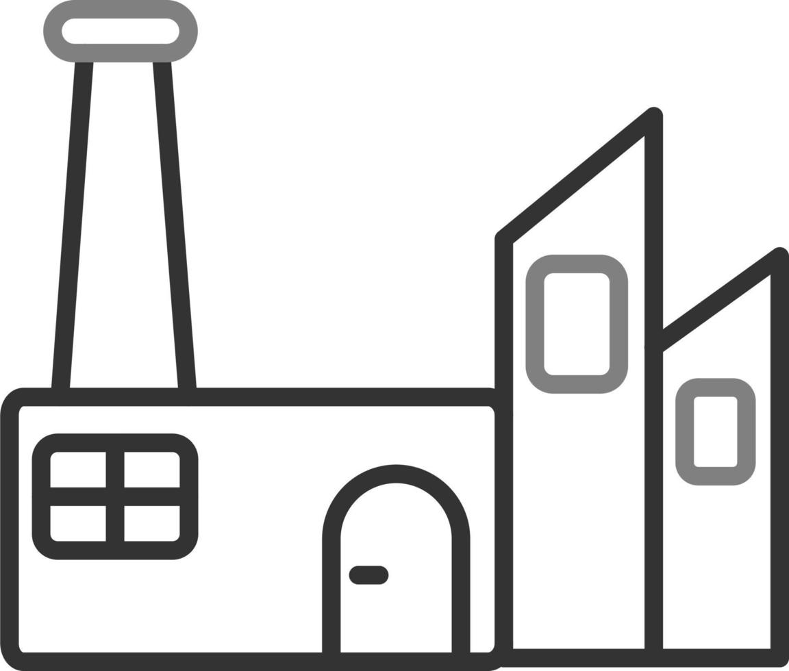 Sustainable factory Vector Icon