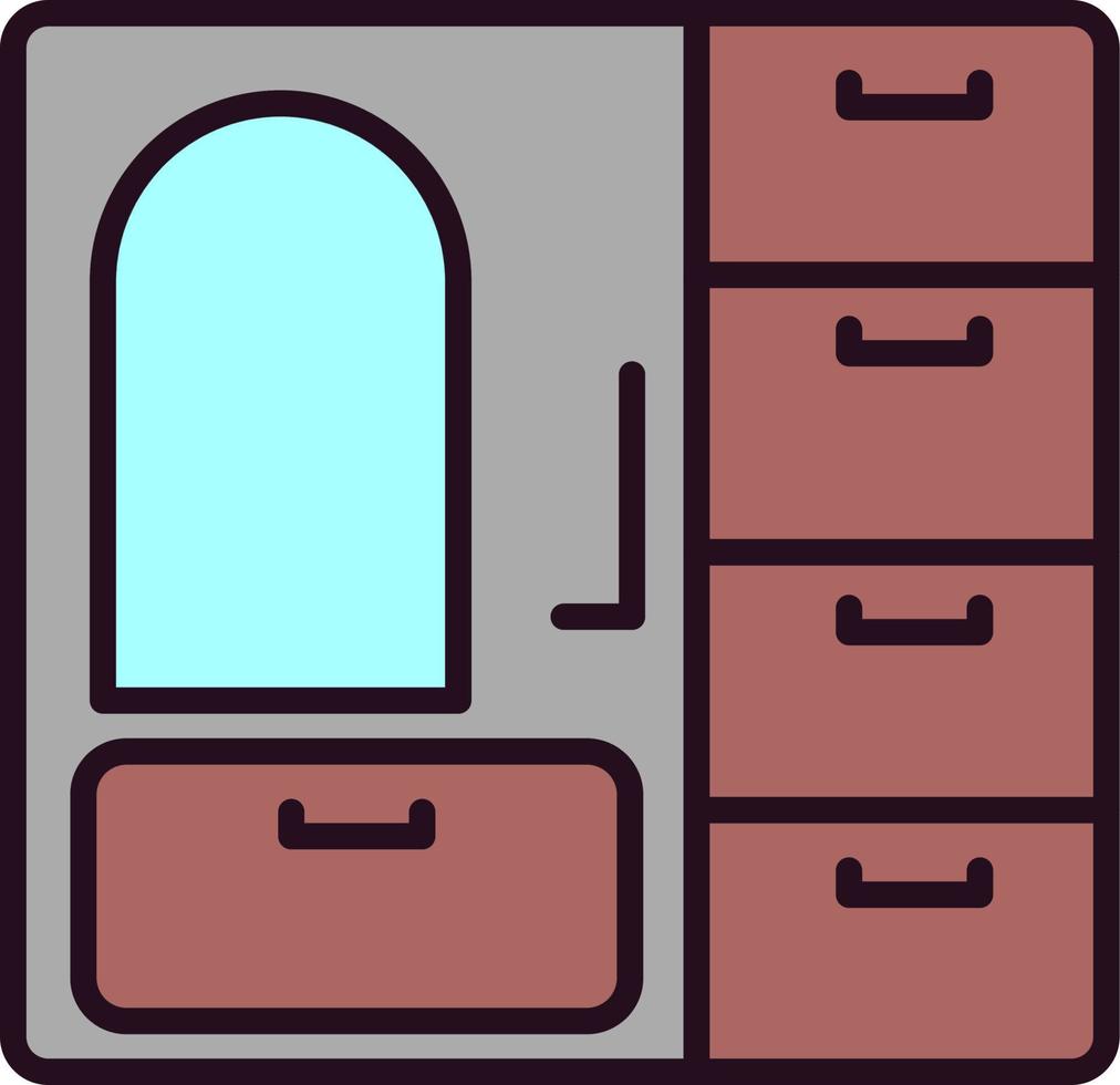 Cupboard Vector Icon