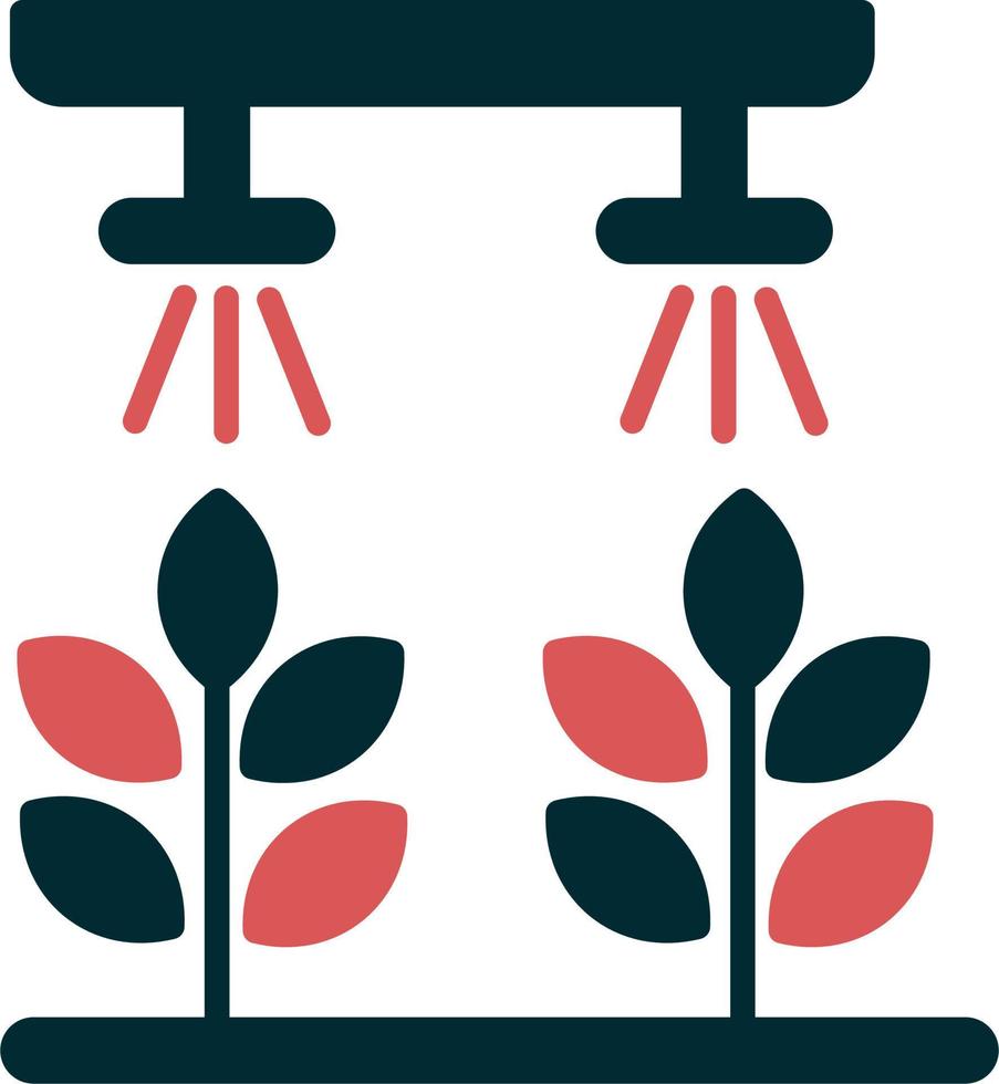 icono de vector de jardinería hidropónica