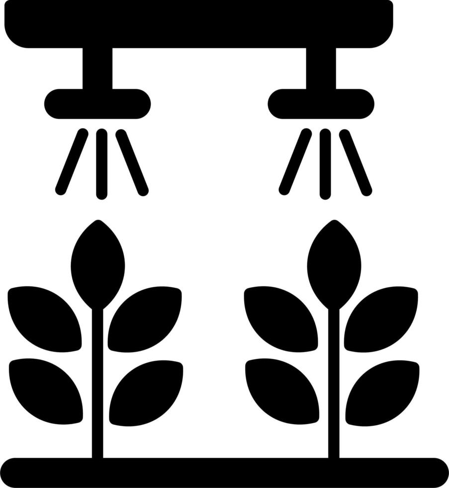 Hydroponic gardening Vector Icon