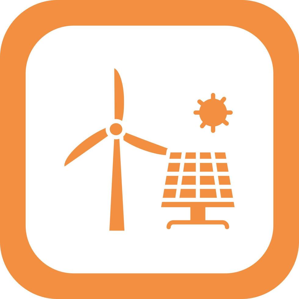 Renewable energy Vector Icon