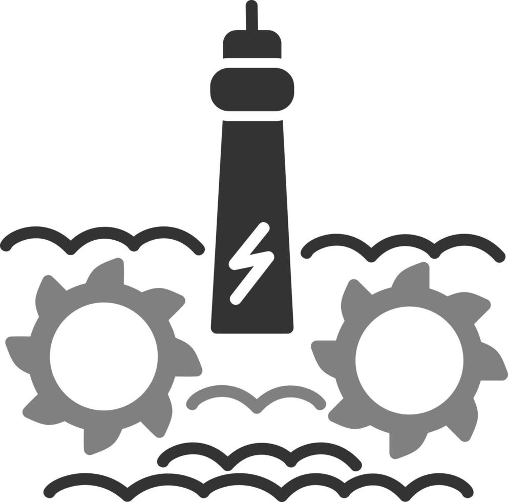 Hydropower Vector Icon