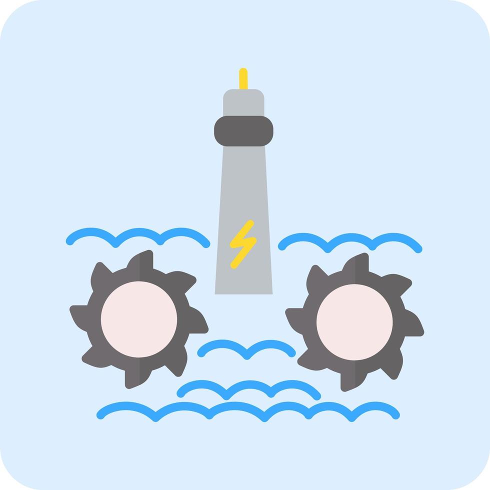Hydropower Vector Icon