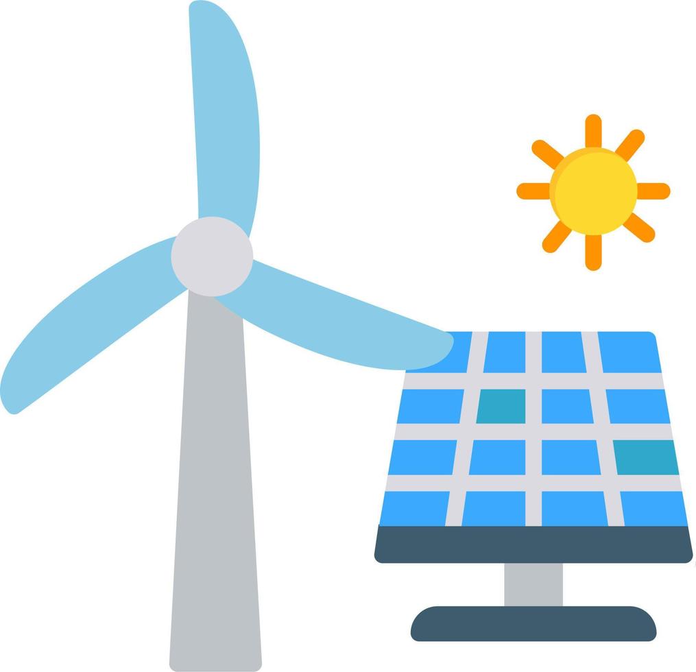 Renewable energy Vector Icon