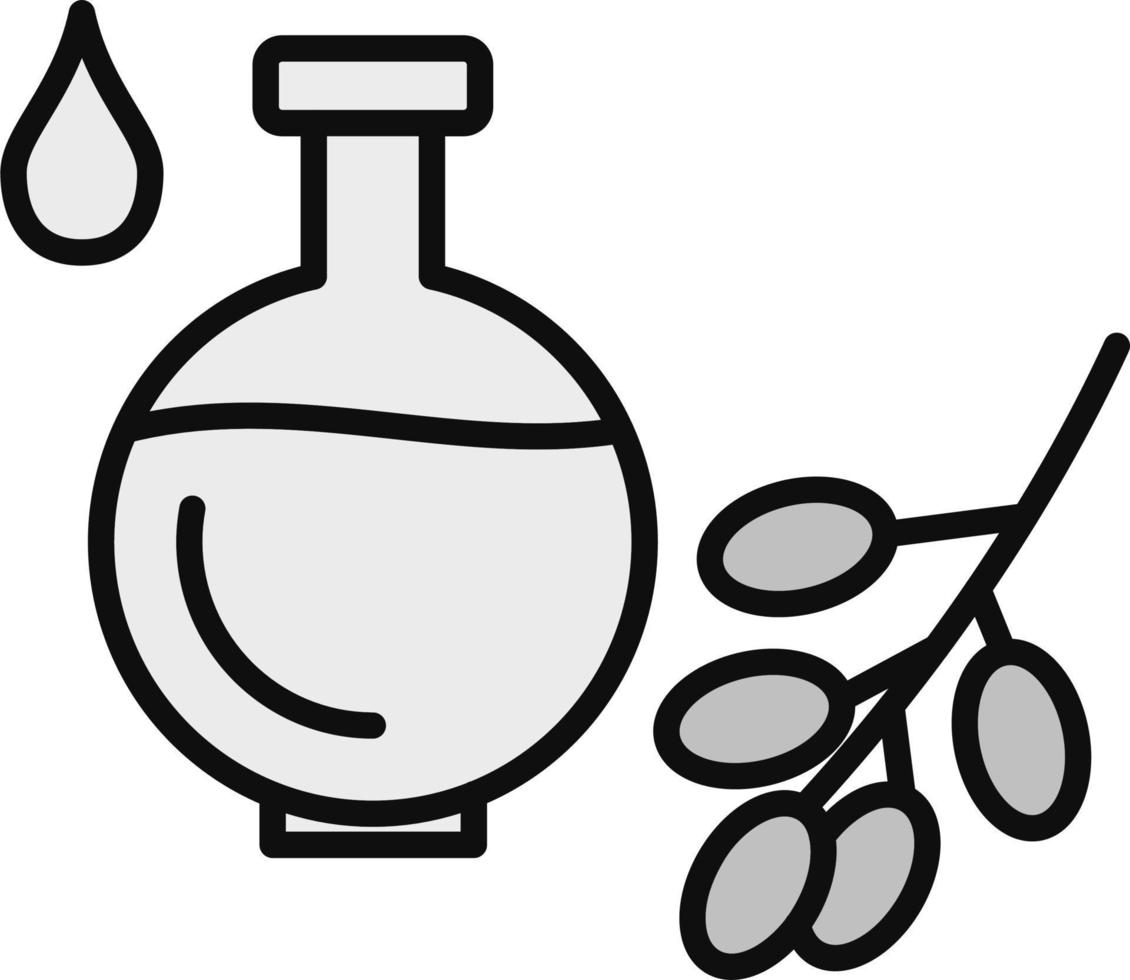 icono de vector de aceite orgánico