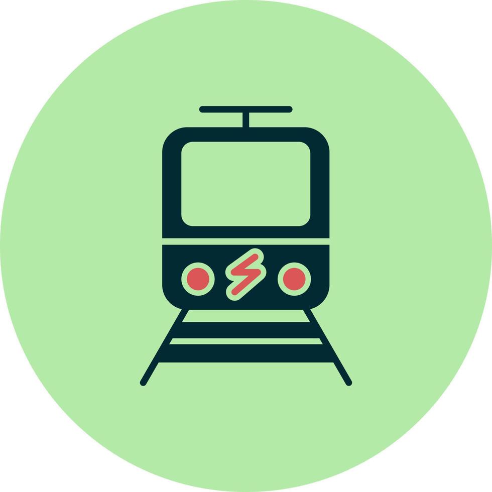 Electrictrain Vector Icon