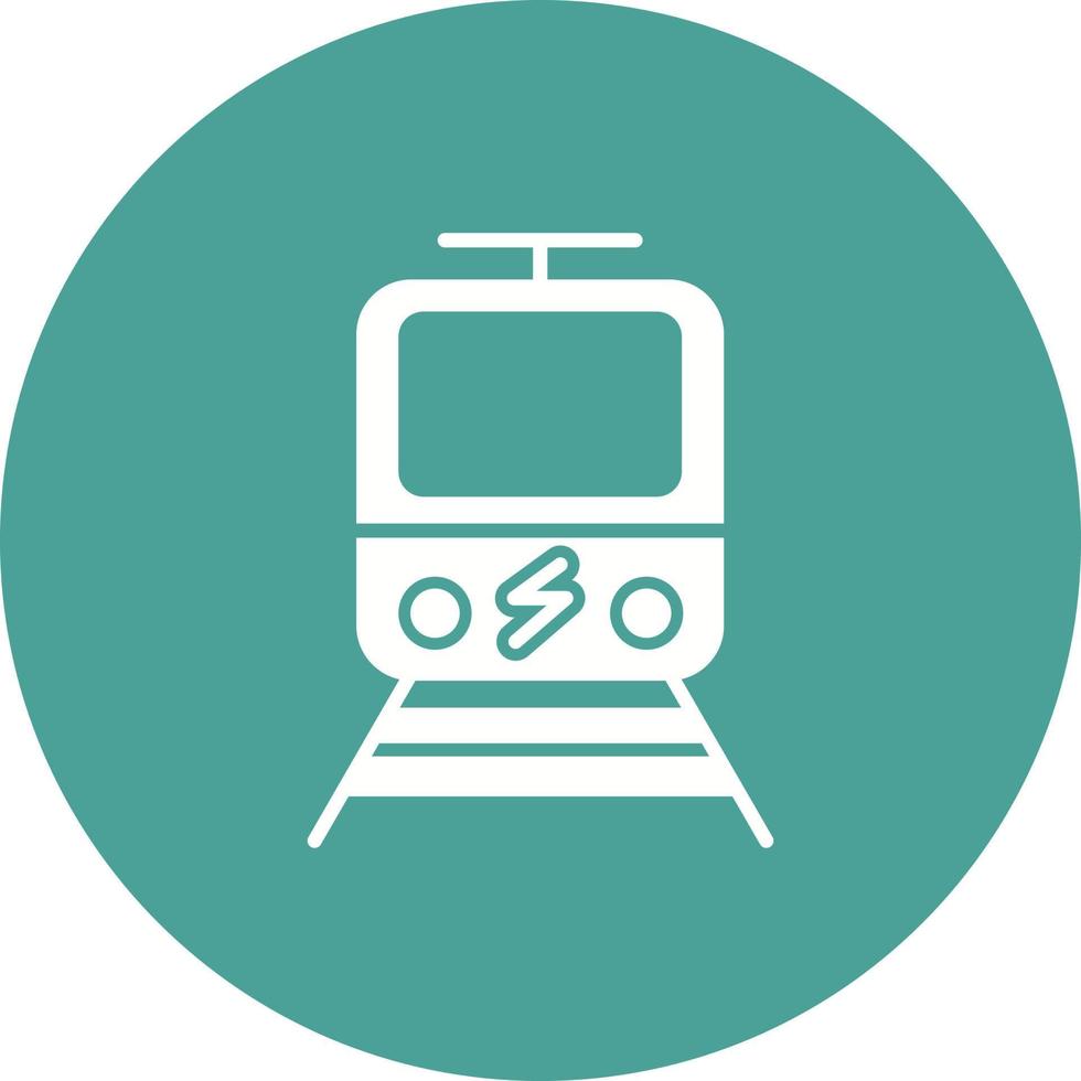 Electrictrain Vector Icon