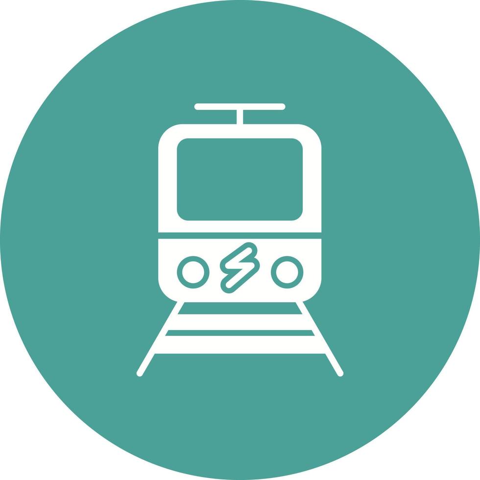 Electrictrain Vector Icon