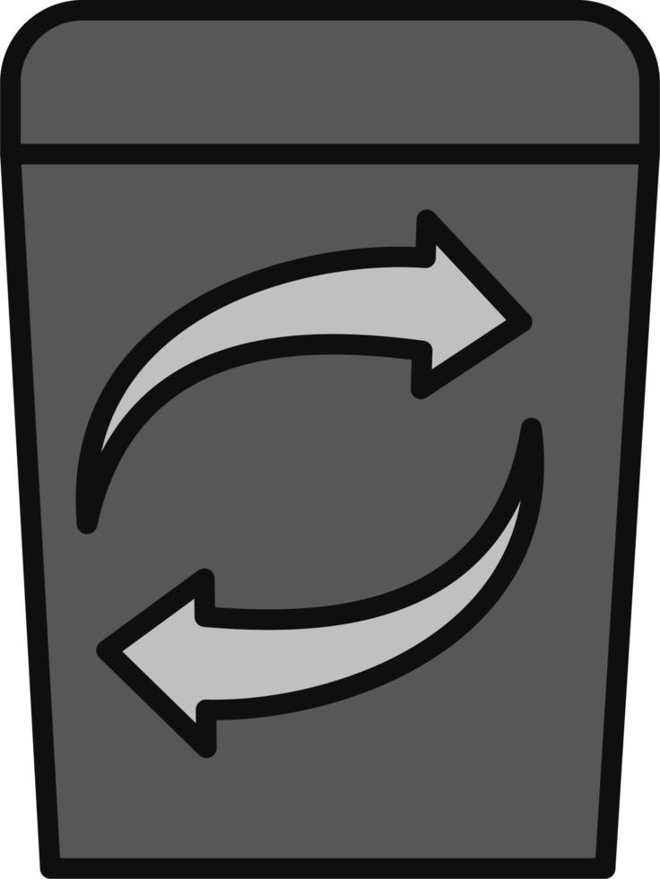 icono de vector de reciclaje